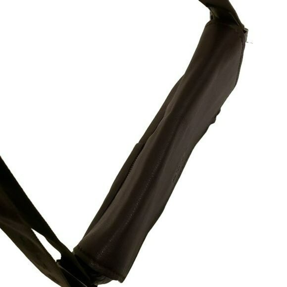 Mont Blanc Messenger Crossbody Bag Shoulderbag Purse Laptop Bag Leather Brown - Picture 6 of 14